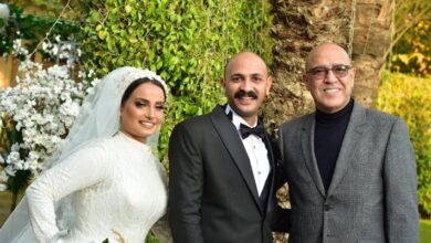 محمد توب وعروسه مع أشرف عبد الباقي